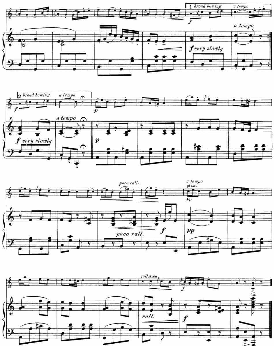 25首小提琴曲合集：Zigeunerstucklein.（Gipsy Melody.）（OSCAR KOHLER. Op.160No.3）（小提琴+钢琴伴奏） 提琴乐谱_第2张