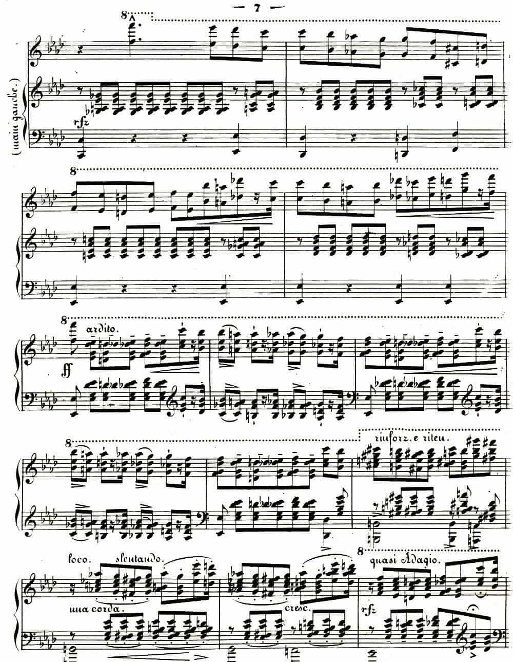 李斯特音乐会练习曲&nbsp;S144（1 悲歌 降A大调 S144 Il） 钢琴乐谱_第6张