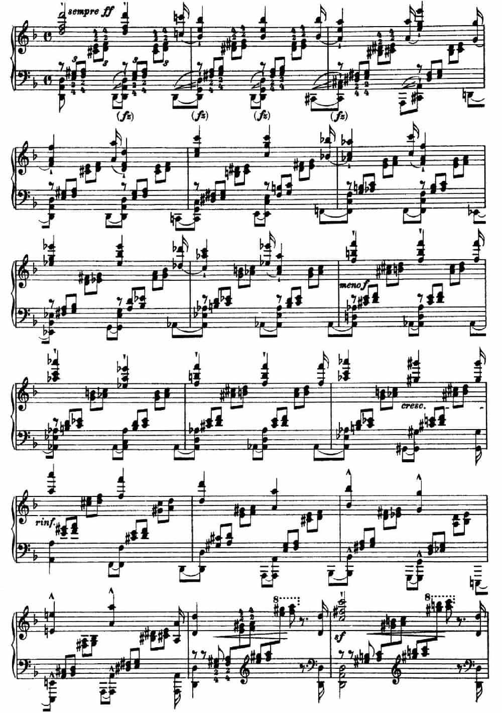 12 Etudes d'execution Transcendante S.139（12首超技练习曲·4） 钢琴乐谱_第5张