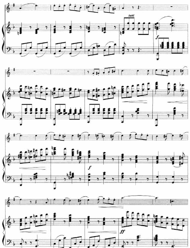 意大利幻想曲（小号+钢琴伴奏） 铜管乐器谱_第10张