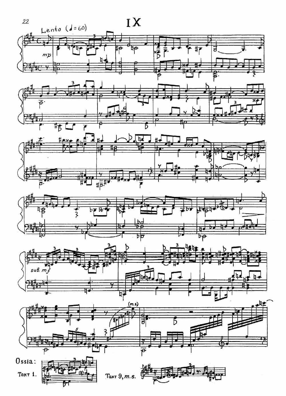 24 Preludes Op.53（24首前奏曲· Ⅸ） 钢琴乐谱_第1张