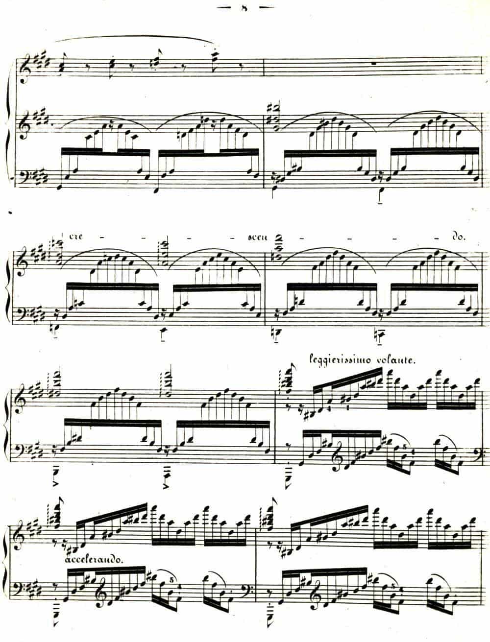 李斯特音乐会练习曲&nbsp;S144（3 叹息 降D大调 S144 Un sospiro Db major） 钢琴乐谱_第6张