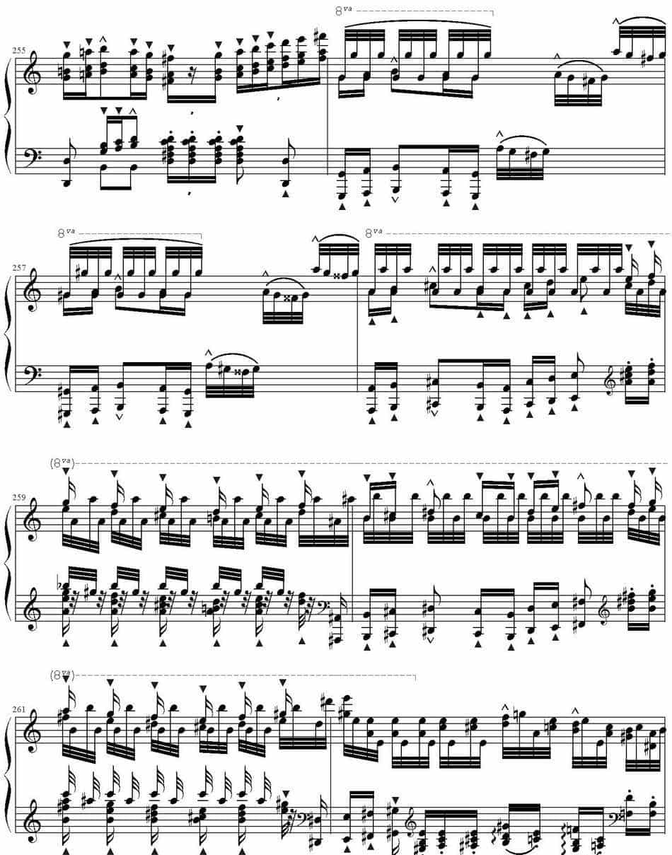 钟声大幻想曲（Grand Fantasia de Bravoure） 钢琴乐谱_第27张