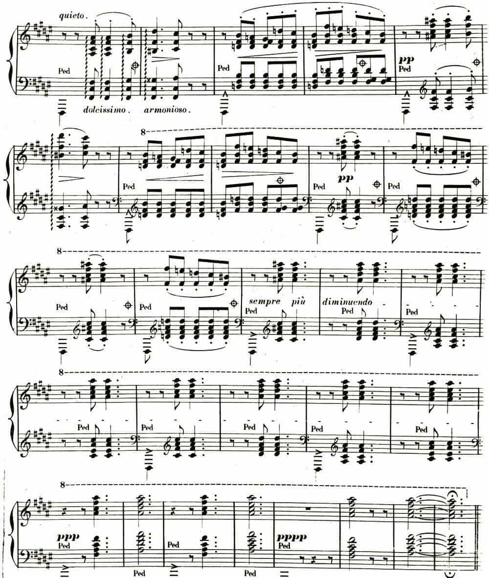 李斯特 旅游岁月 第二集遗补 威尼斯和拿波里 S.162 No.1 船歌 钢琴乐谱_第7张