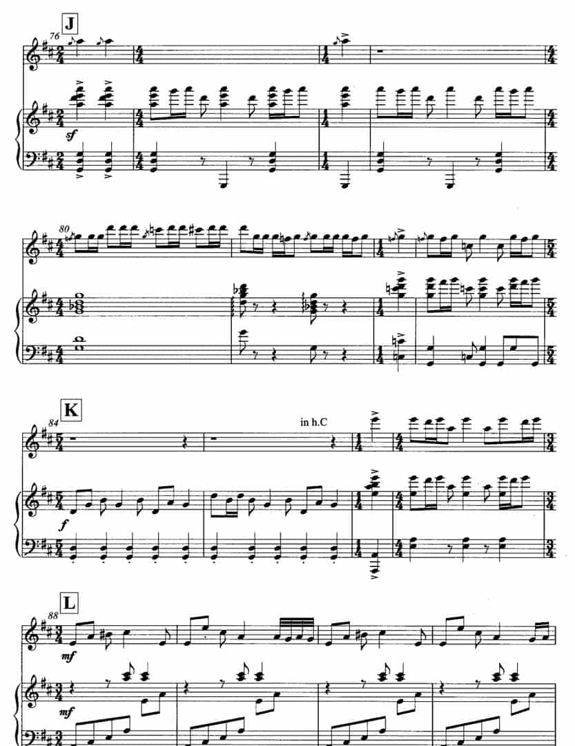 飞歌（笛子协奏曲+钢琴伴奏)P1—1） 笛箫乐谱_第7张