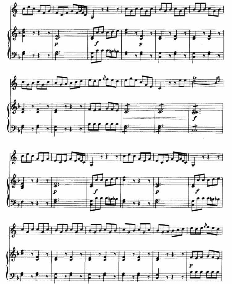 回旋曲（圆号+钢琴伴奏） 铜管乐器谱_第8张