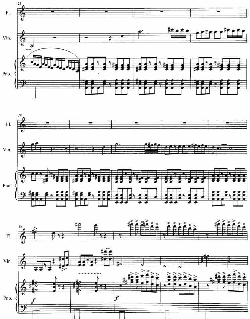长笛与小提琴组曲：（四）乐舞四（带钢琴伴奏） 长笛乐谱_第3张