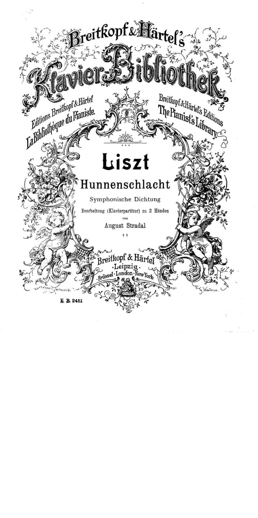 Die Hunnenschlacht S·105 - Solo Piano（匈奴之战·钢琴独奏版） 钢琴乐谱_第1张