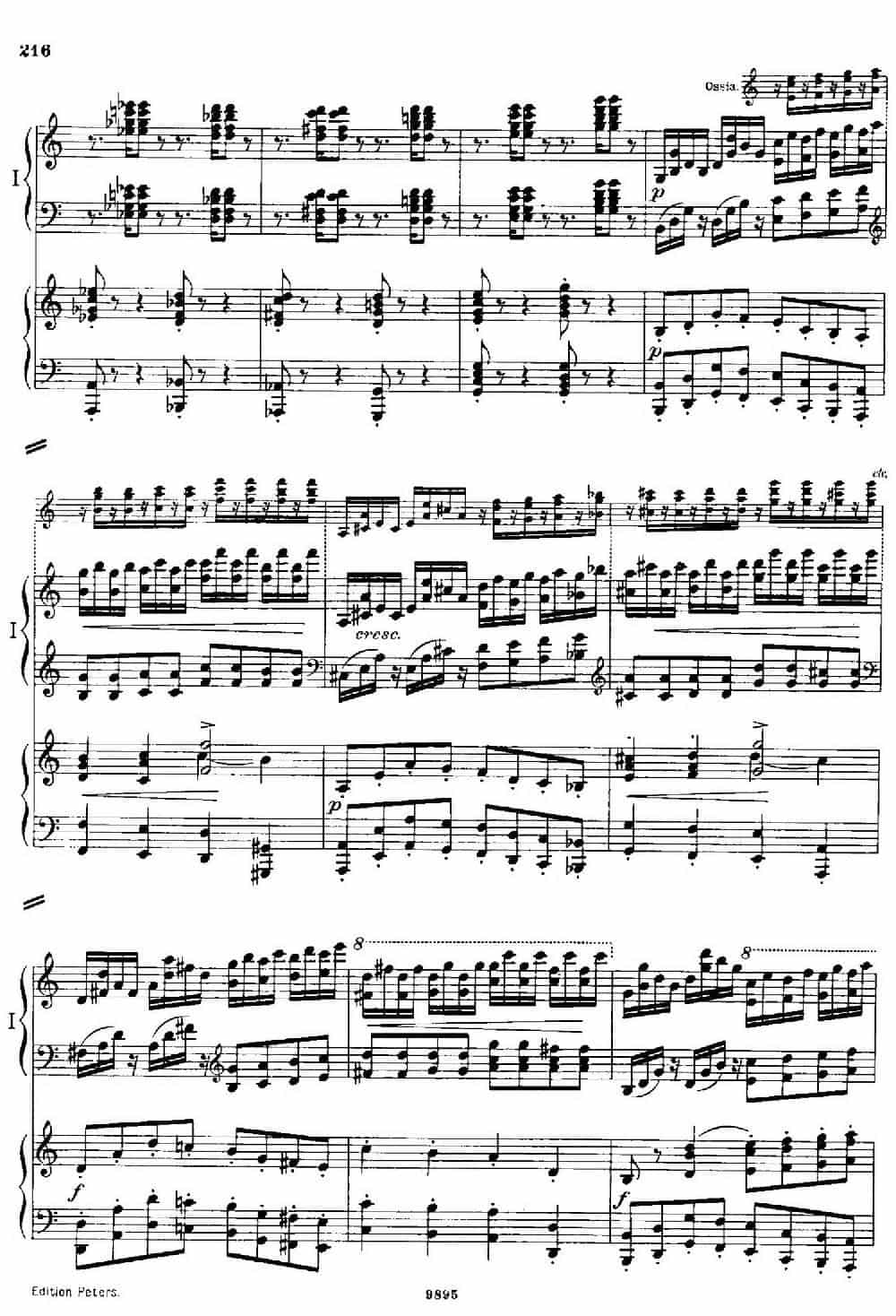 流浪者幻想曲（双钢琴） 钢琴乐谱_第45张