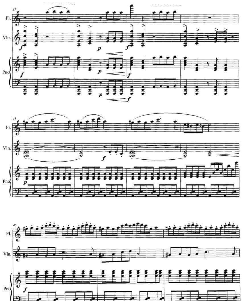 长笛与小提琴组曲：（二）乐舞一（带钢琴伴奏） 长笛乐谱_第4张
