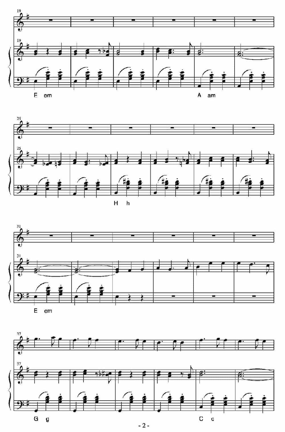 Yann Tiersen-La Valse Des Vieux Os （钢琴伴奏谱） 手风琴乐谱_第2张