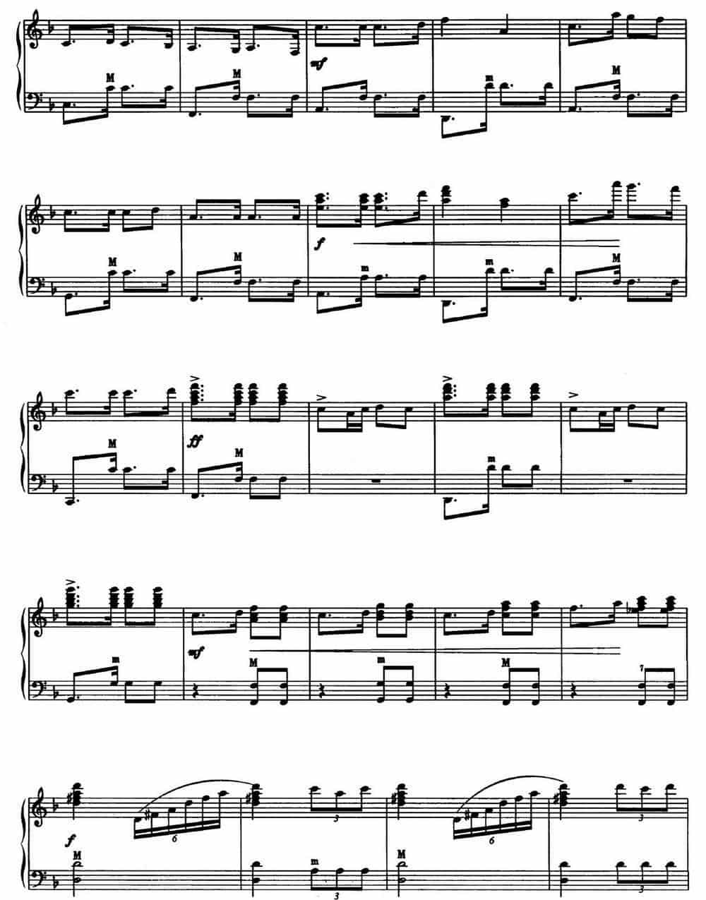 保卫黄河（选自钢琴协奏曲《黄河》 ） 手风琴乐谱_第11张