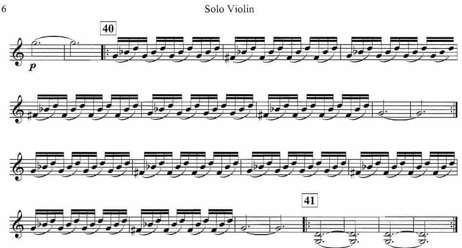 PHILIP GLASS Violin Concerto（格拉斯小提琴协奏曲I） 提琴乐谱_第5张