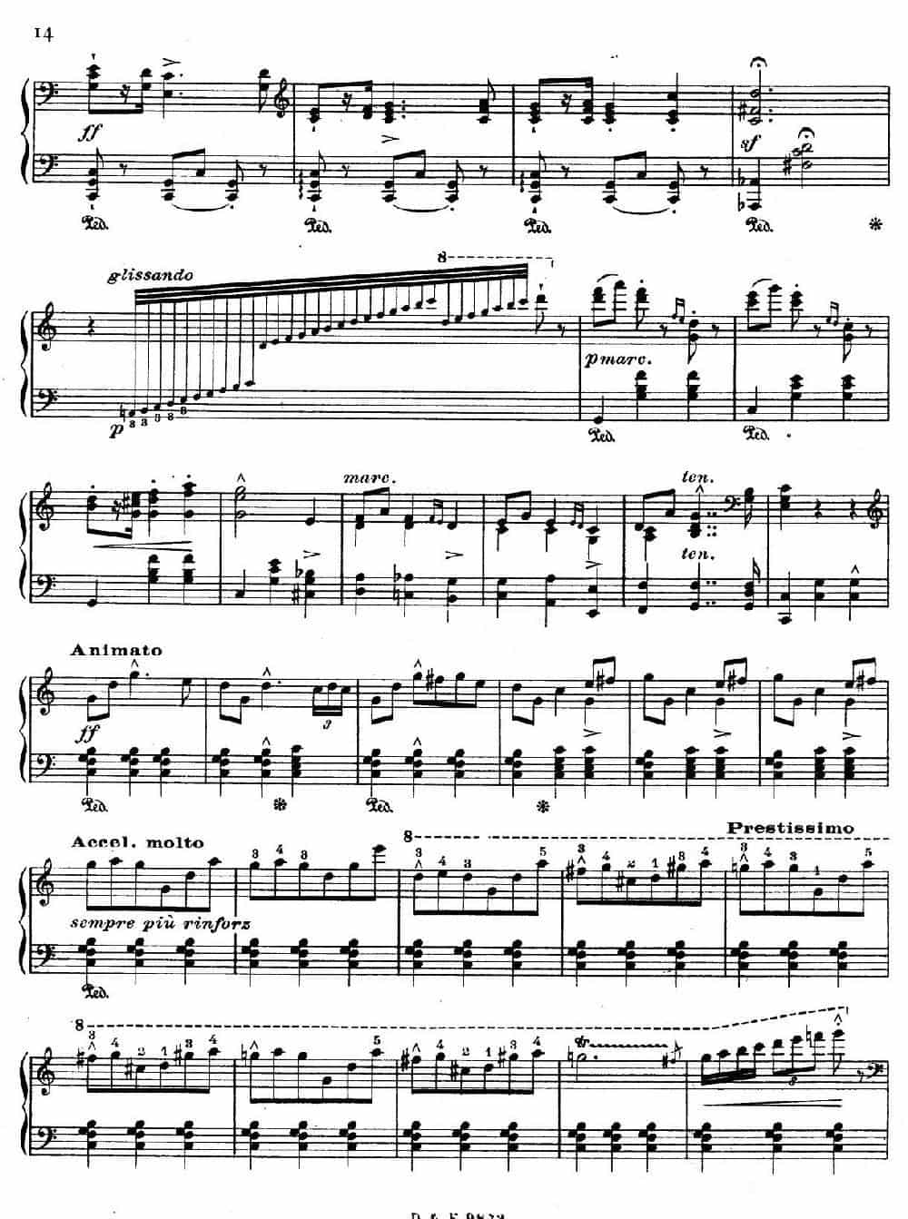 6 Chants Polonais S.480（6首波兰歌曲·Ⅳ） 钢琴乐谱_第2张