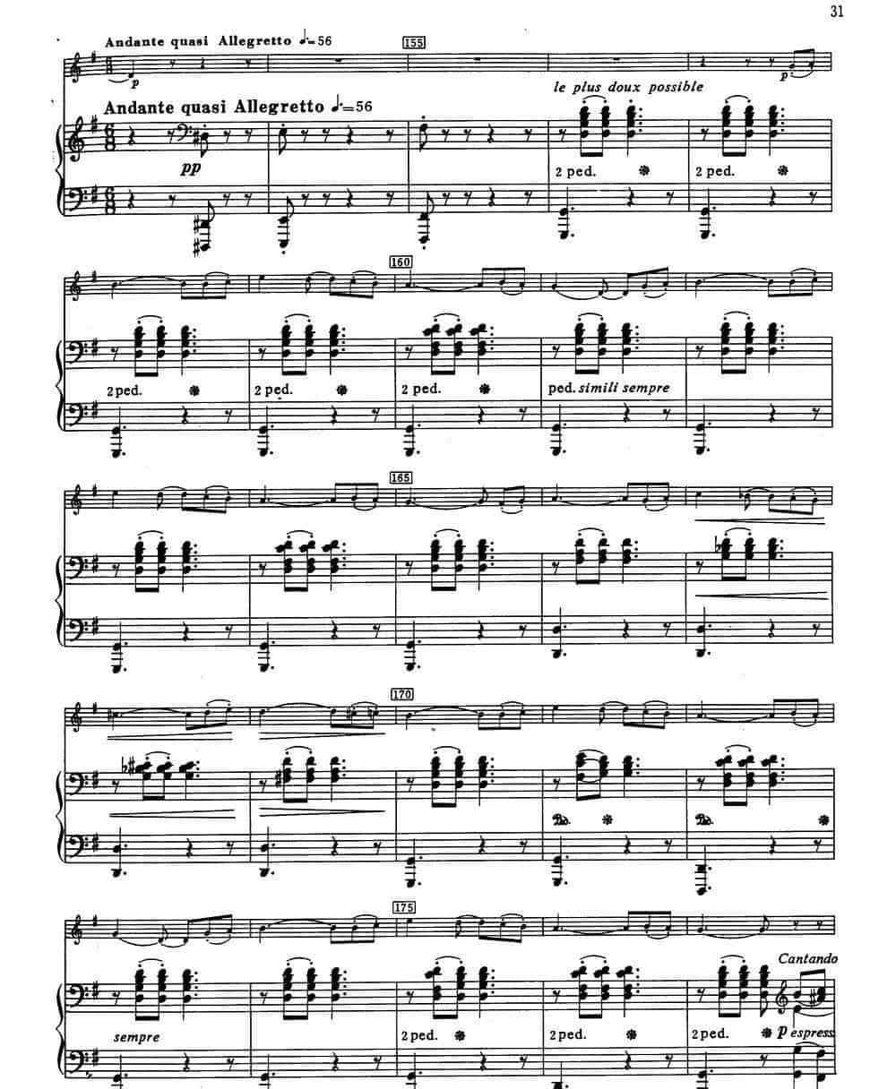 Fantaisie Sur Le Freyschutz（魔弹射手幻想曲）（长笛+钢琴） 长笛乐谱_第7张
