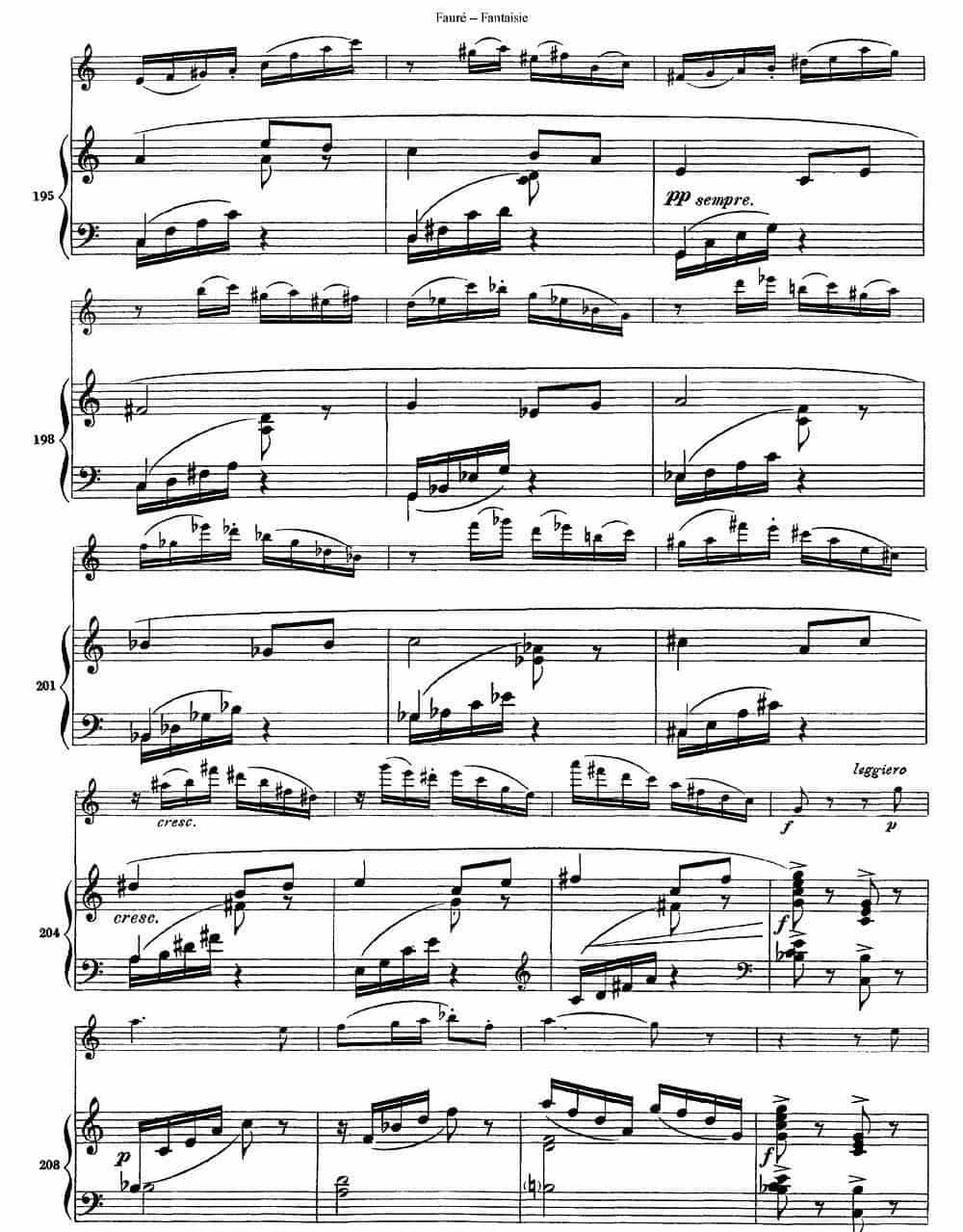 Fantaisie Op.79（幻想曲 作品79号）（长笛+钢琴伴奏） 长笛乐谱_第11张