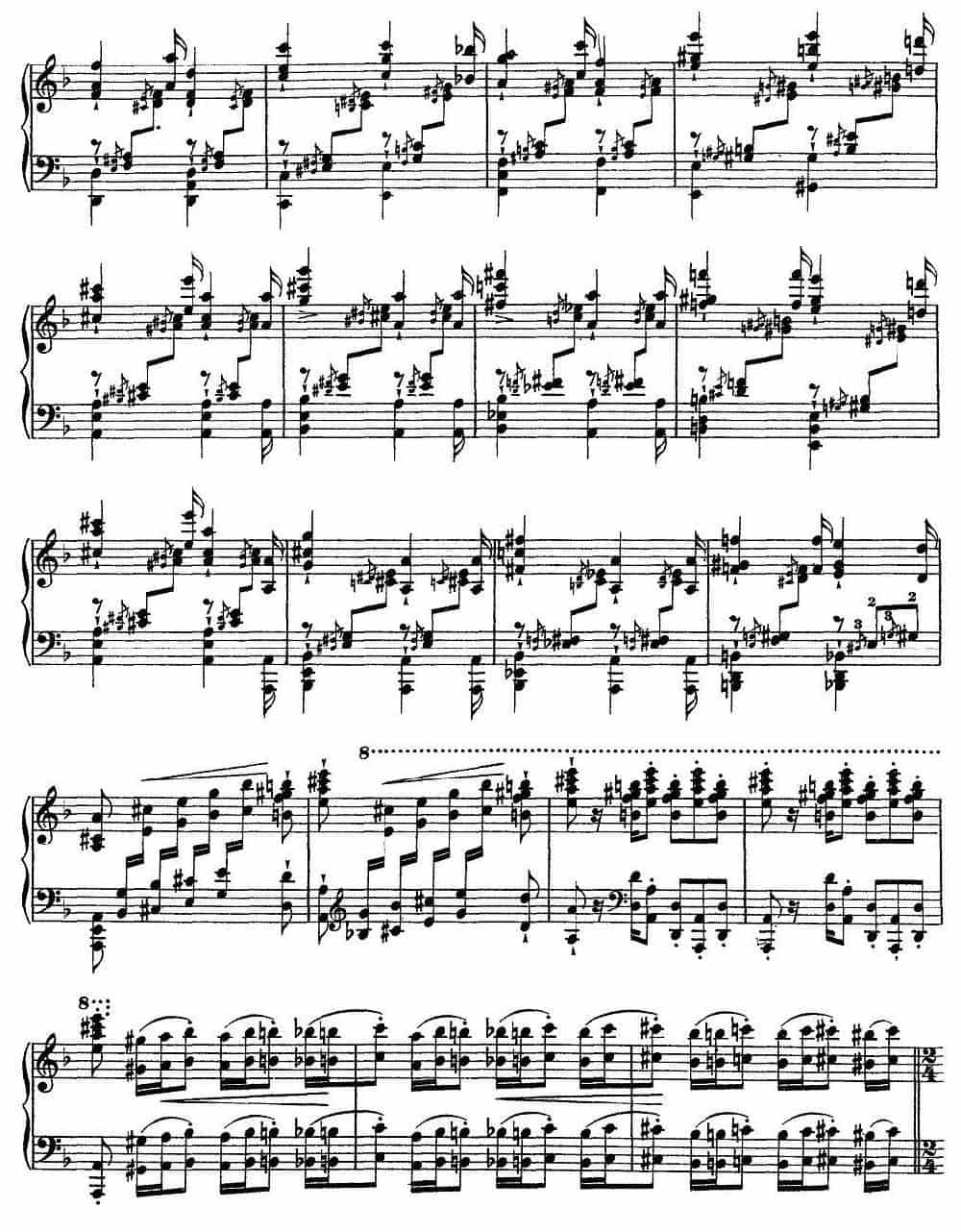 12首超级技巧练习曲：Mazeppa（玛捷帕） 钢琴乐谱_第10张