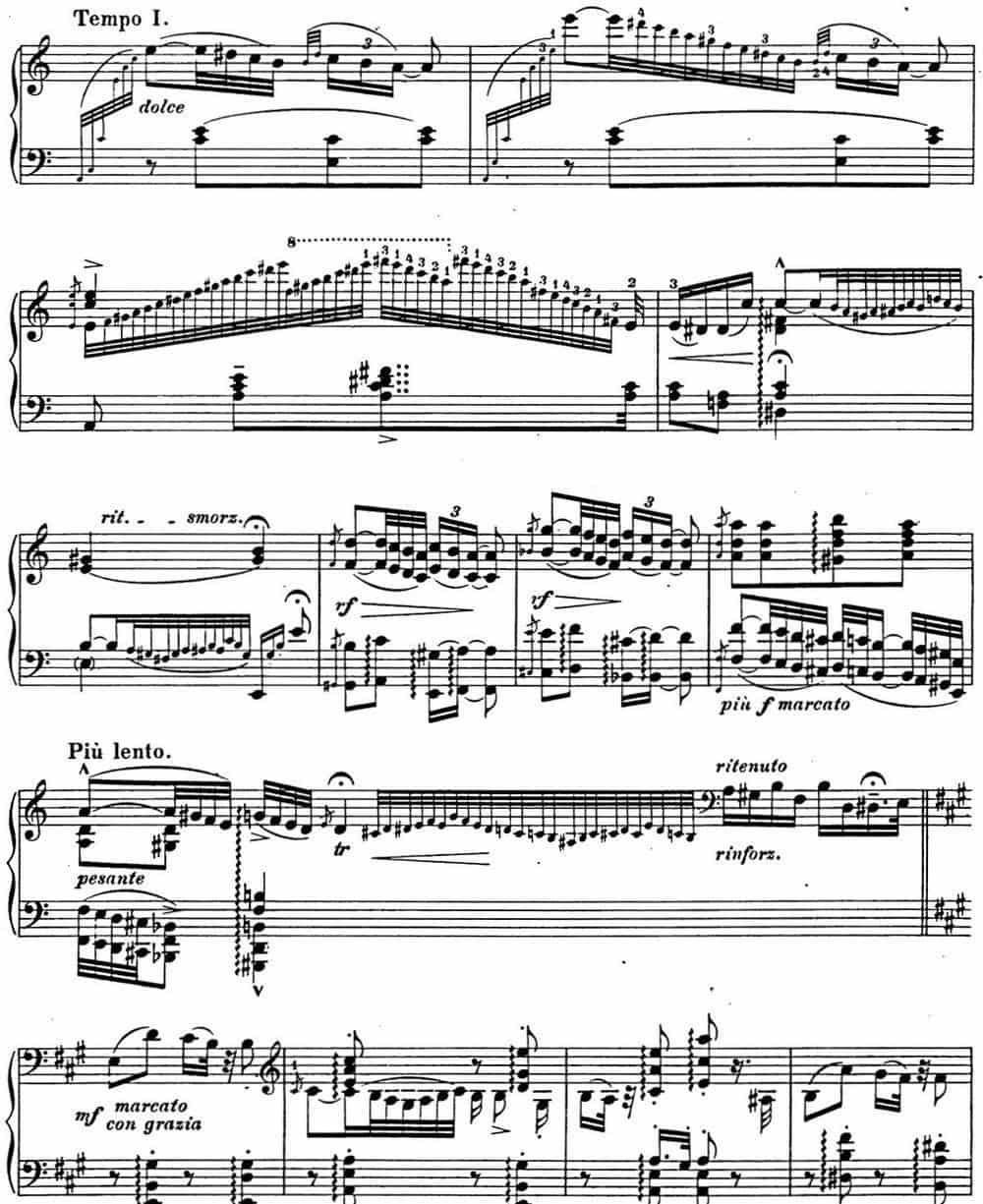 李斯特 匈牙利狂想曲CD Hungarian Rhapsodies S.244 No.13 钢琴乐谱_第2张