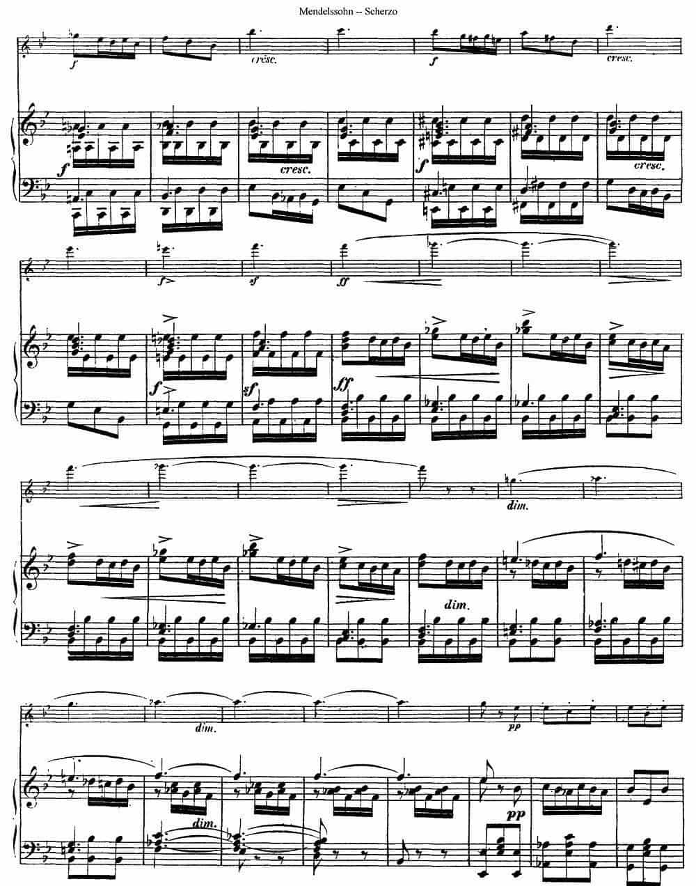 Scherzo（长笛+钢琴） 长笛乐谱_第6张