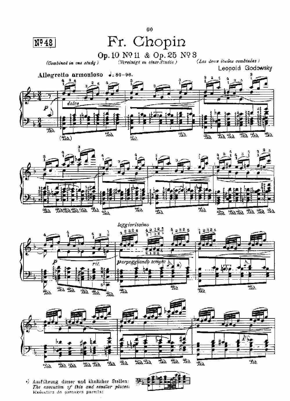 53首以肖邦练习曲为素材而作的练习曲（No.48） 钢琴乐谱_第1张