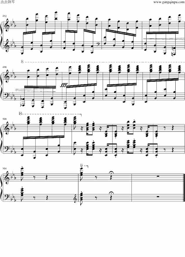 匈牙利狂想曲第9号 钢琴乐谱_第29张