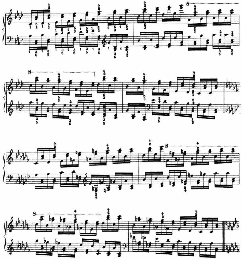 Technical Exercises S.146（李斯特钢琴技巧练习 BOOK Ⅷ） 钢琴乐谱_第6张