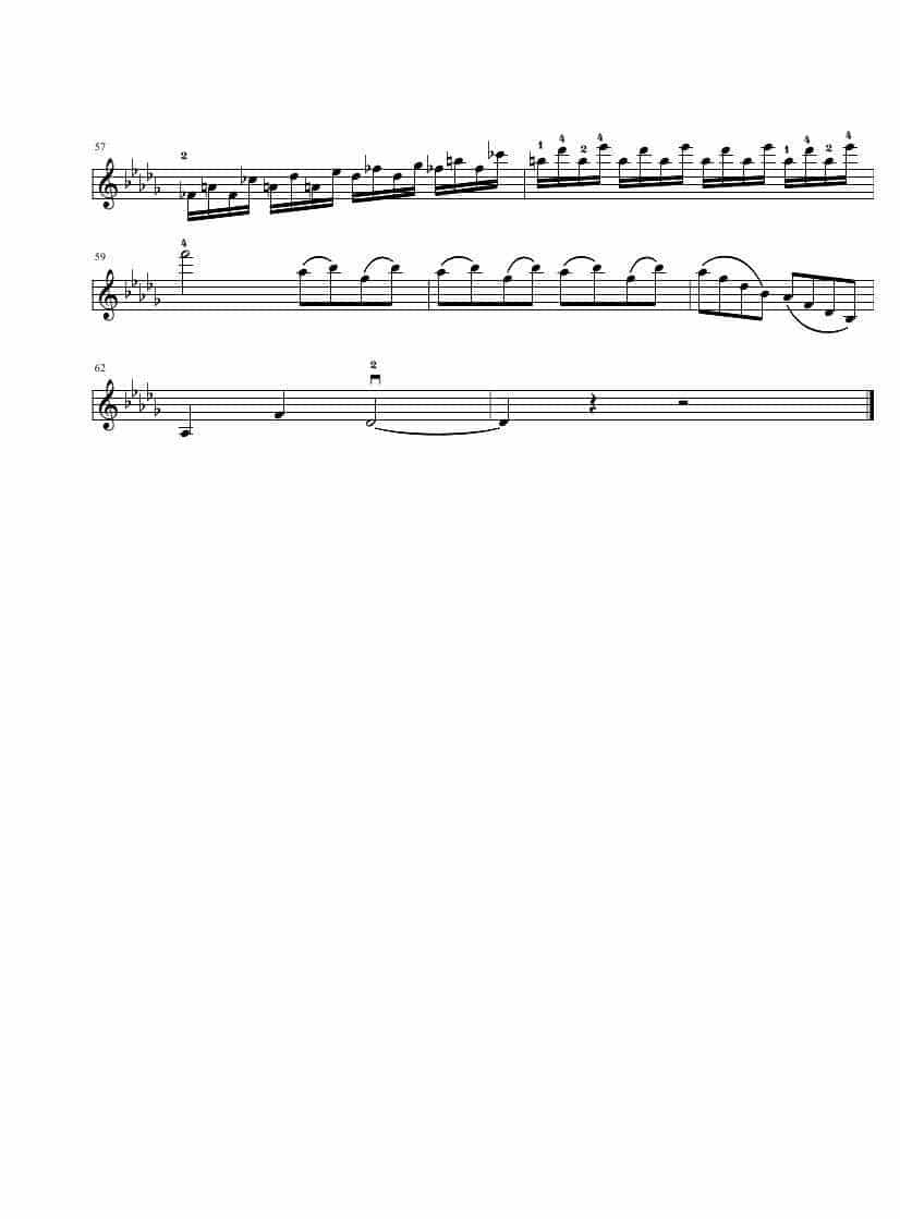 安慰曲 No.3 （小提琴谱） 提琴乐谱_第3张