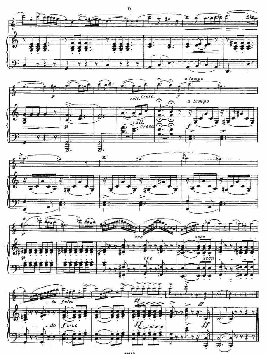 Opern-Transcriptionen.Op.45-7（长笛+钢琴伴奏） 长笛乐谱_第8张