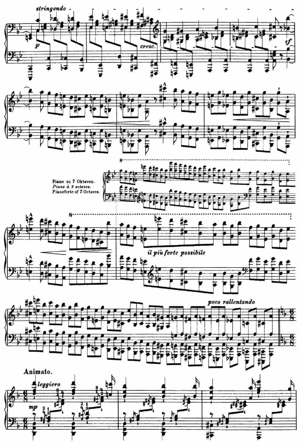 12 Etudes d'execution Transcendante S.139（12首超技练习曲·4） 钢琴乐谱_第9张