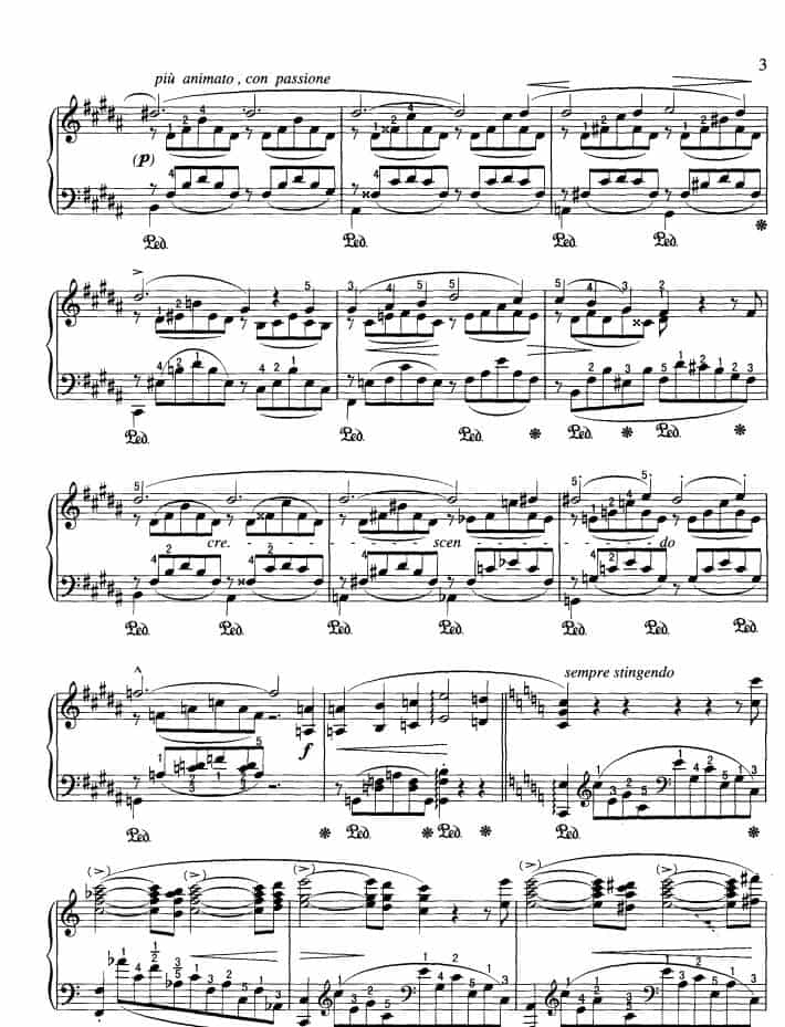 爱之梦（夜曲之三） 钢琴乐谱_第8张