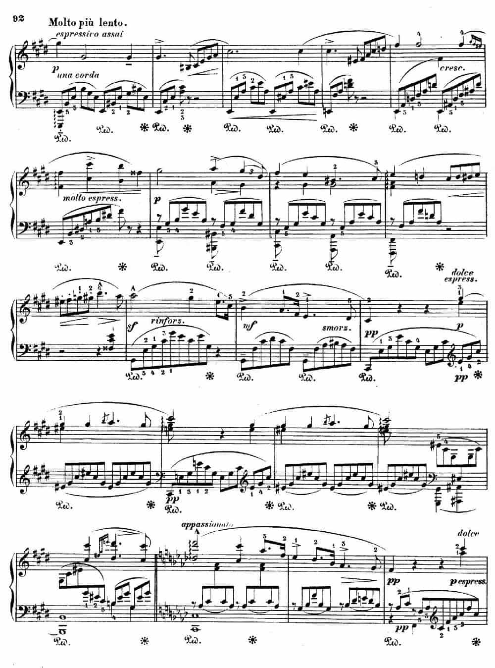 Orpheus S.98（第四交响诗）（钢琴独奏版） 钢琴乐谱_第3张