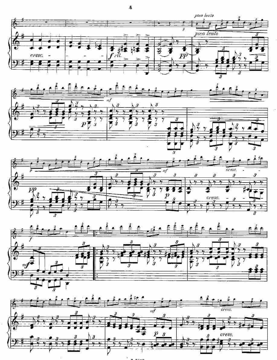 Solovortrag fur junge Flotenspieler.Op.47（长笛+钢琴伴奏） 长笛乐谱_第4张