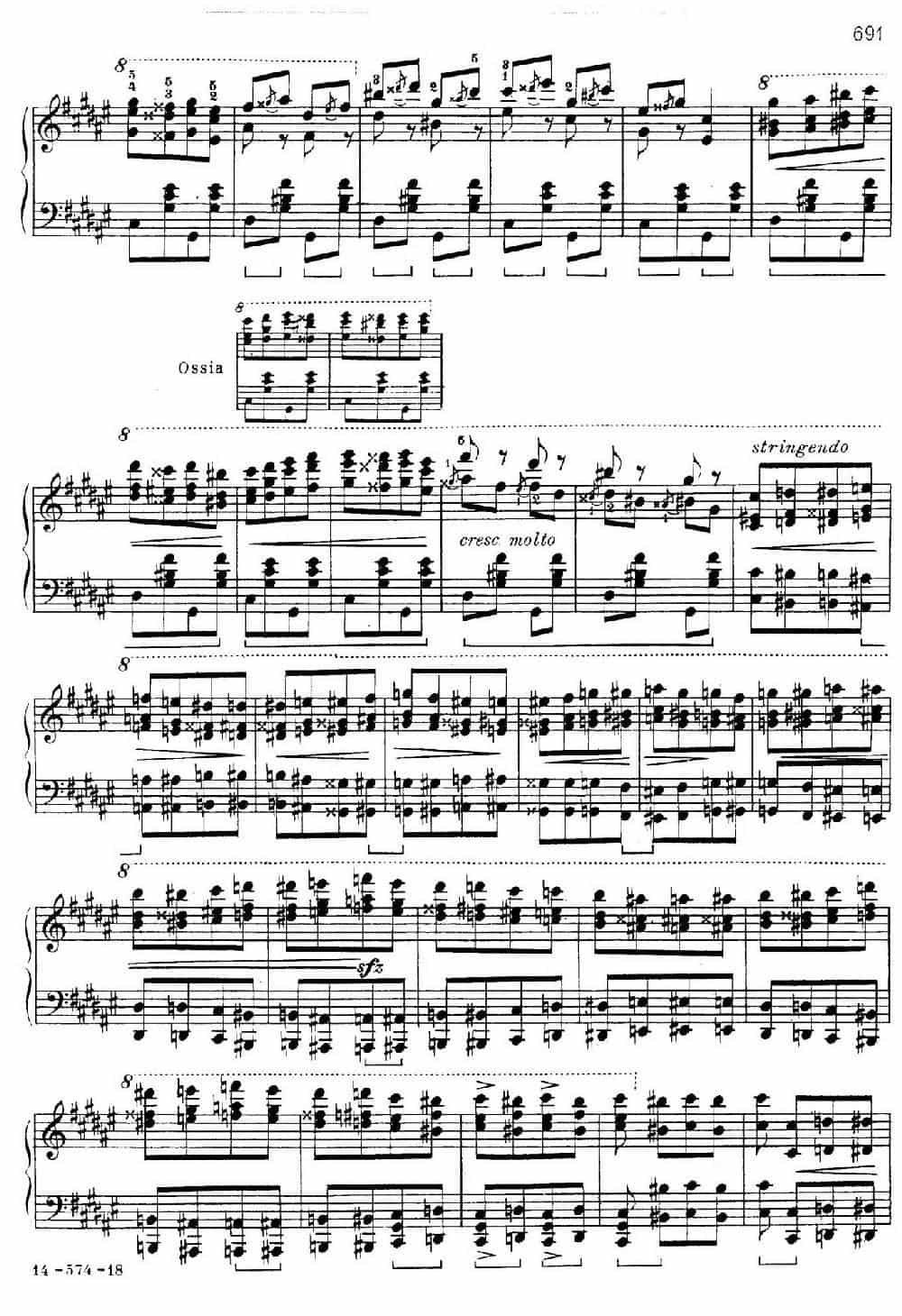 19 Rhapsodies Hongroises S.244 No.2(19首匈牙利狂想曲·第2首) 钢琴乐谱_第14张