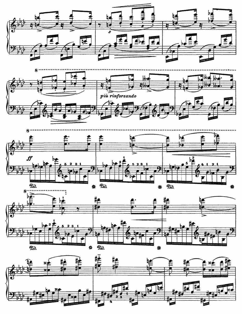 12首超级技巧练习曲：F Minor（F小调） 钢琴乐谱_第3张