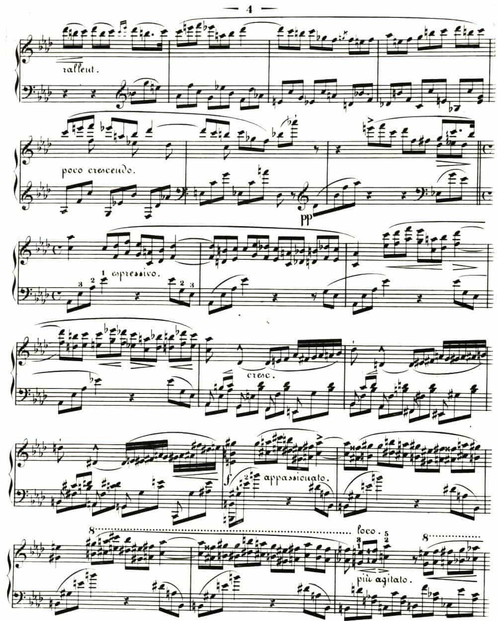 李斯特音乐会练习曲&nbsp;S144（2 轻盈 f小调 S144 La leggierezza F minor） 钢琴乐谱_第2张