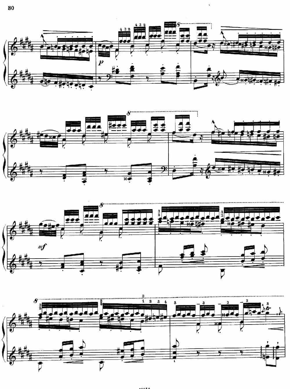 Paganini Etudes No.3 in G# （6首帕格尼尼大练习曲之Ⅲ） 钢琴乐谱_第6张