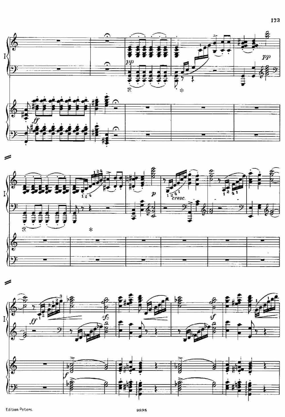 流浪者幻想曲（双钢琴） 钢琴乐谱_第2张