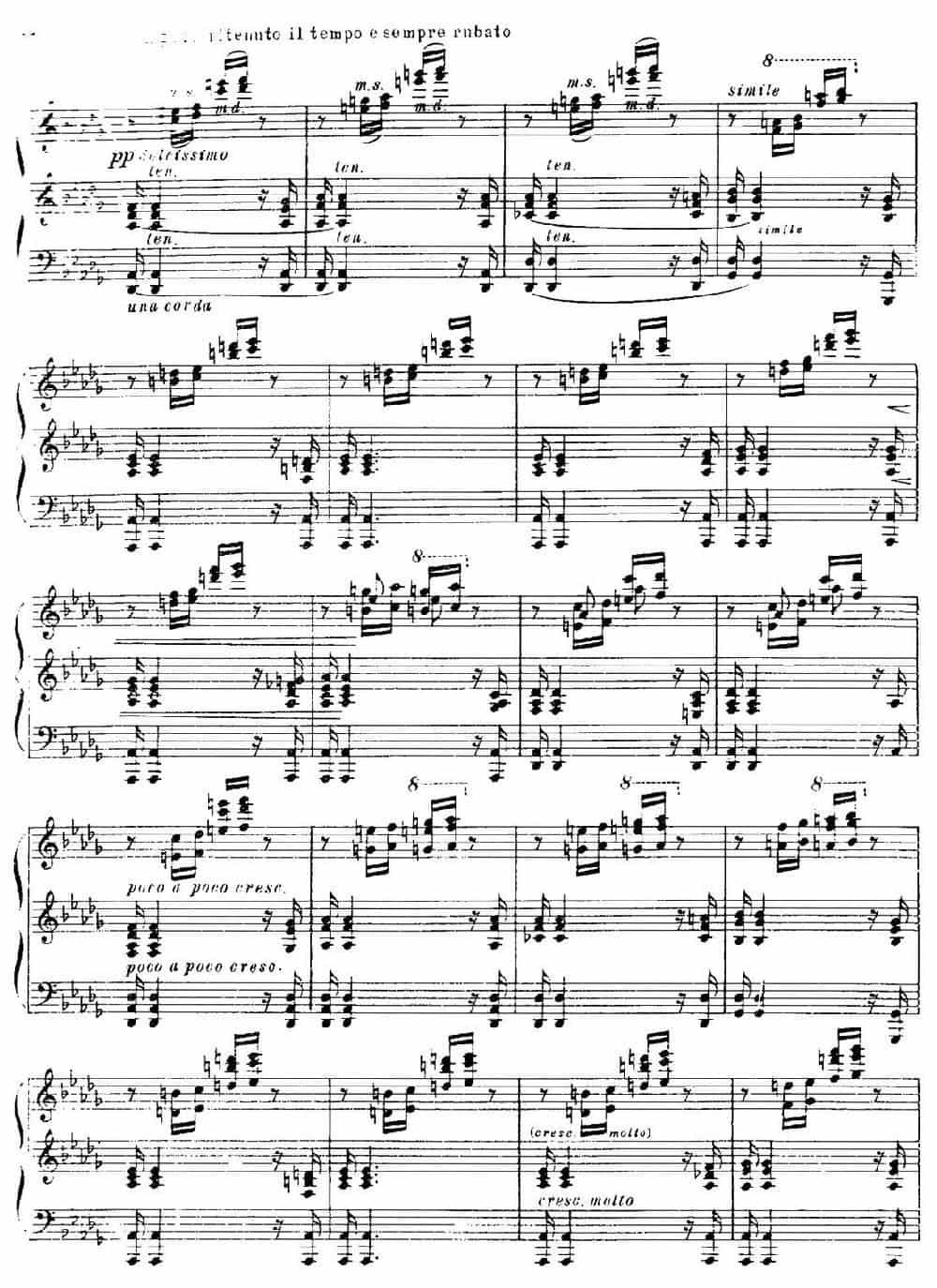 19 Rhapsodies Hongroises S.244  No.1（19首匈牙利狂想曲·第1首） 钢琴乐谱_第8张