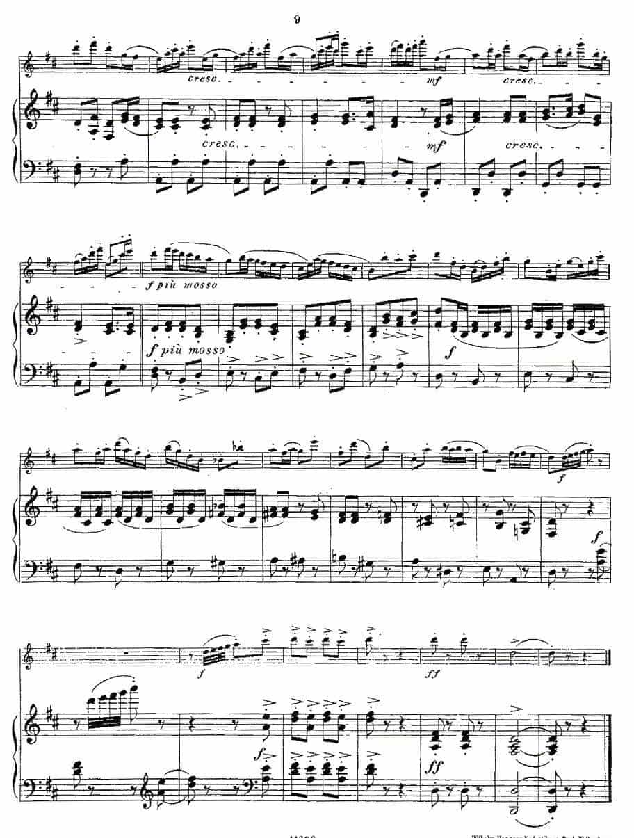 Opern-Transcriptionen.Op.45-8（长笛+钢琴伴奏） 长笛乐谱_第7张
