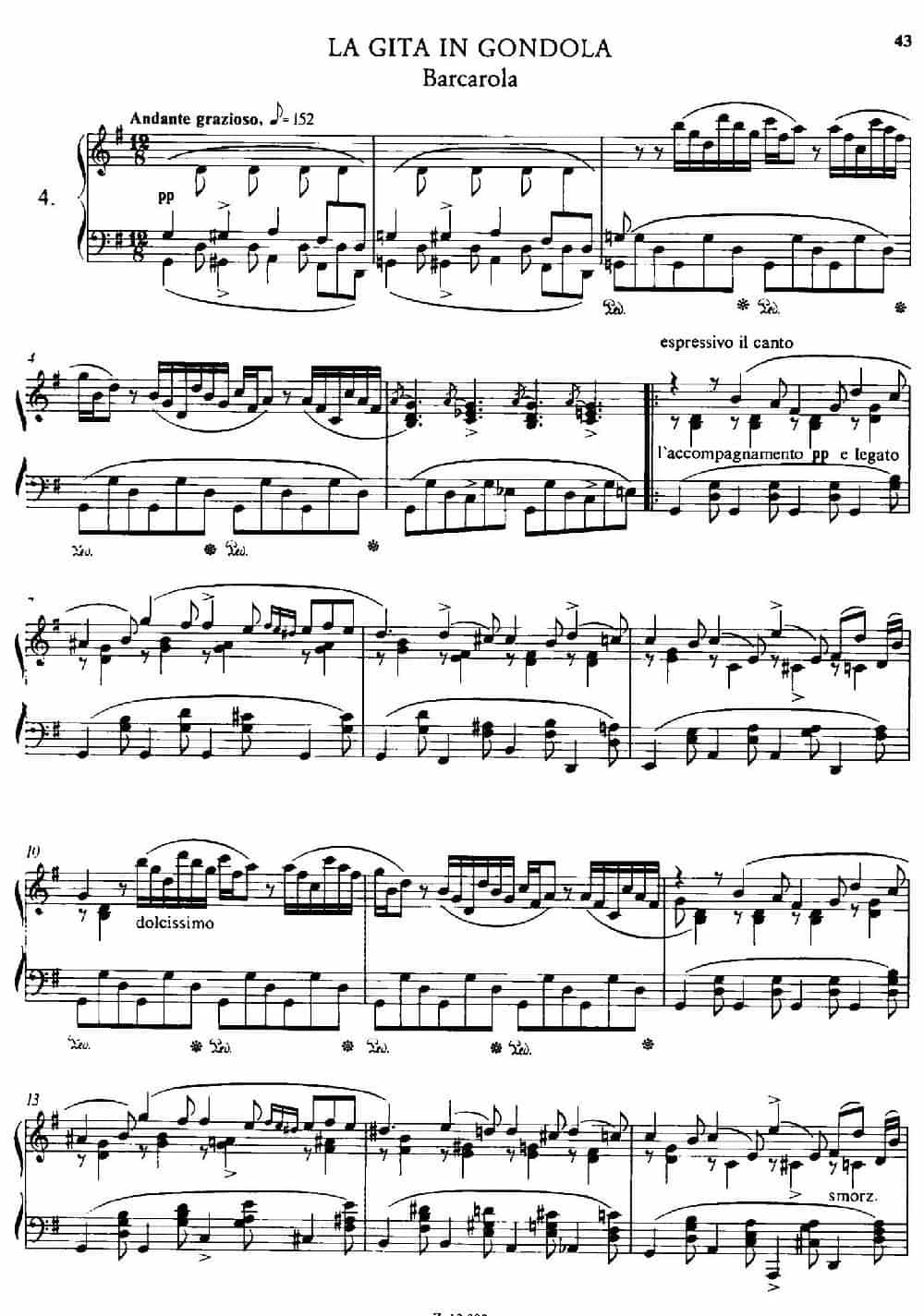 Soirées Musicales S.424（《音乐晚会（全12首）》第4首） 钢琴乐谱_第1张