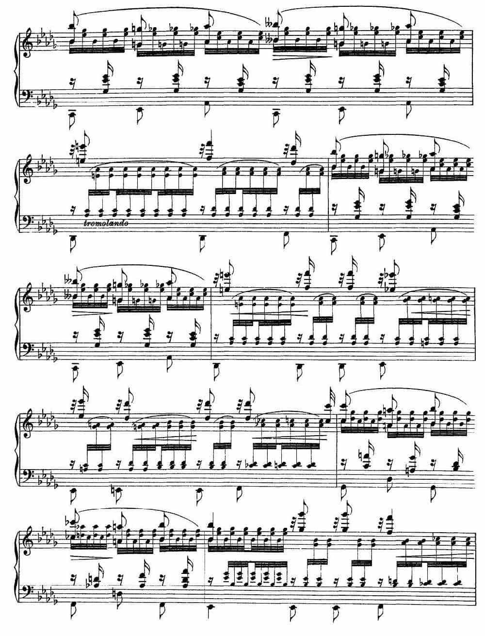 12首超级技巧练习曲：Chasse-neige（扫雪） 钢琴乐谱_第2张