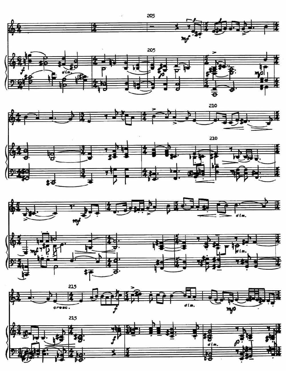 Sonata（英国管与钢琴奏鸣曲） 铜管乐器谱_第13张