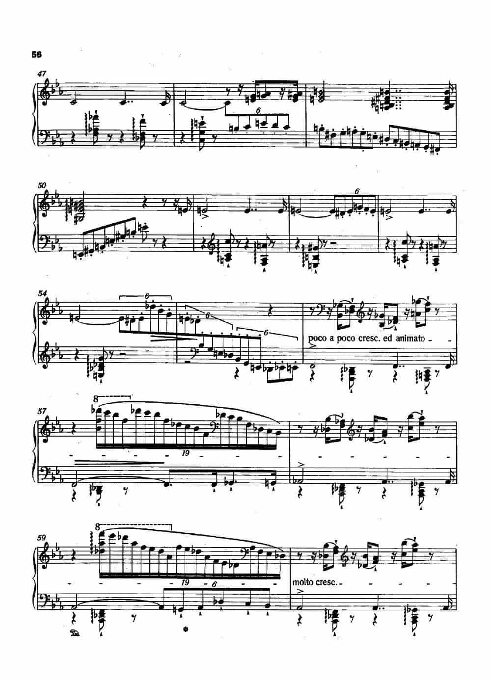 12 Etudes d'execution Transcendante S.139（12首超技练习曲·7） 钢琴乐谱_第4张