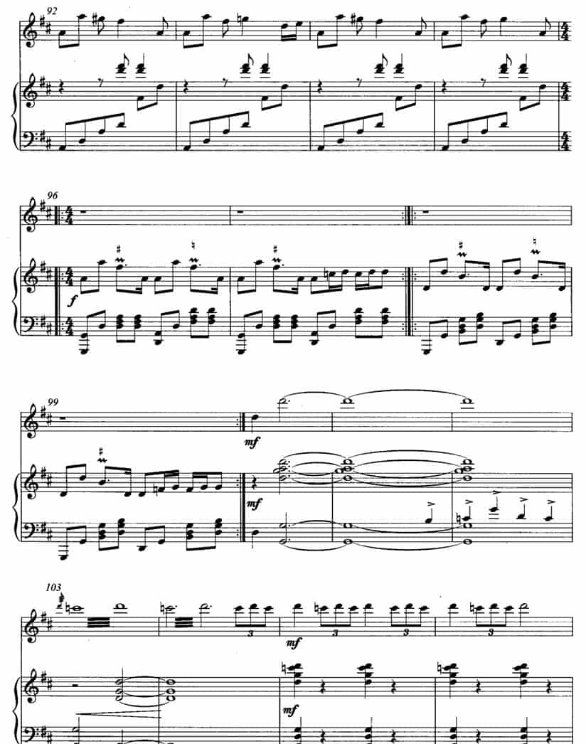 飞歌（笛子协奏曲+钢琴伴奏)P1—1） 笛箫乐谱_第8张