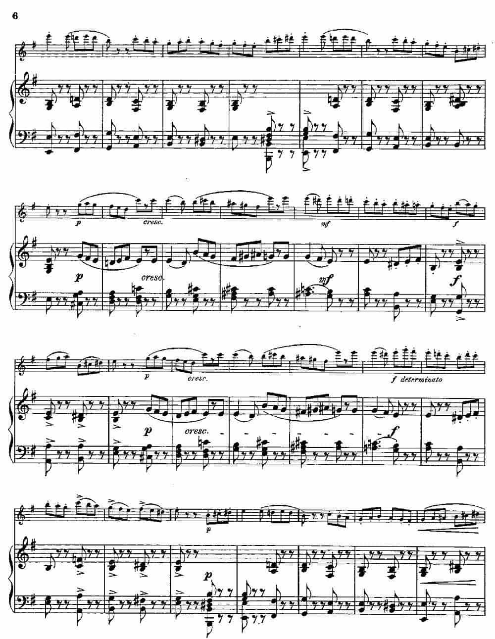 Tarantelle（Op.55 No.8）（长笛+钢琴伴奏） 长笛乐谱_第4张