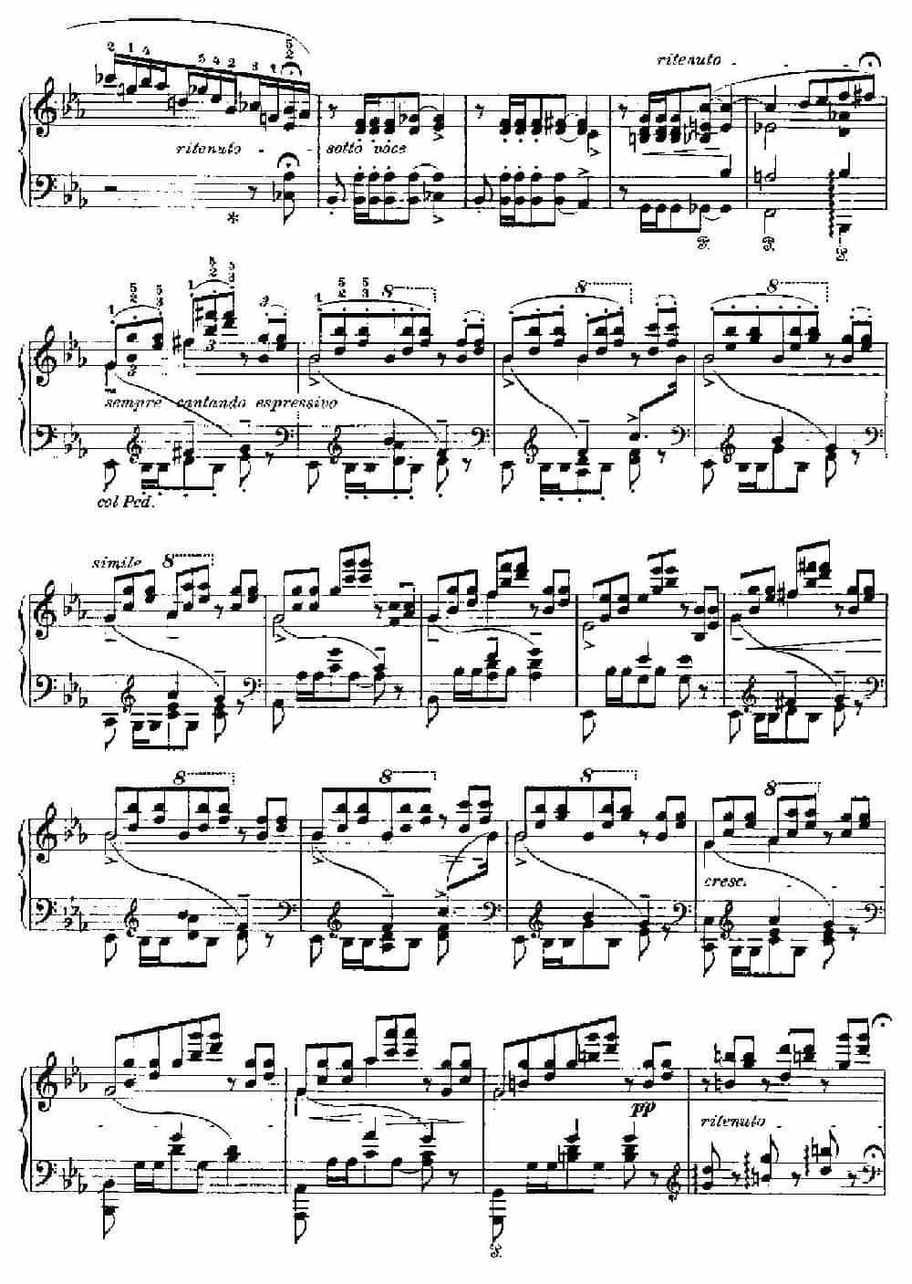 Two Polonaises S.223（2首波洛奈兹舞曲·c小调） 钢琴乐谱_第6张