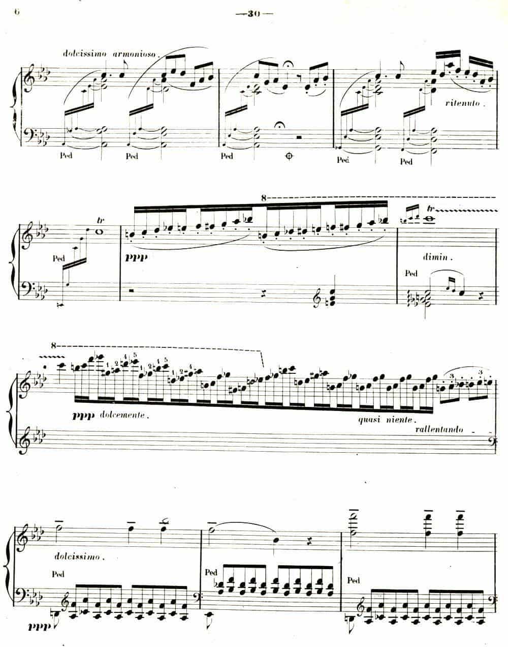 旅行岁月（第二集）意大利游记（6.彼特拉克的十四行诗第123号 Sonetto 123 del Petrarca） 钢琴乐谱_第5张
