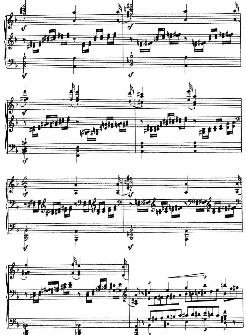 12 Etudes d'execution Transcendante S.139（12首超技练习曲·4） 钢琴乐谱_第3张