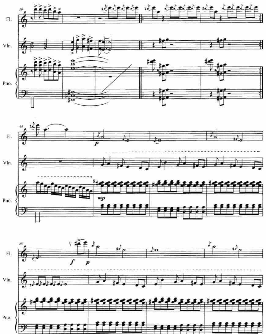 长笛与小提琴组曲：（四）乐舞四（带钢琴伴奏） 长笛乐谱_第4张