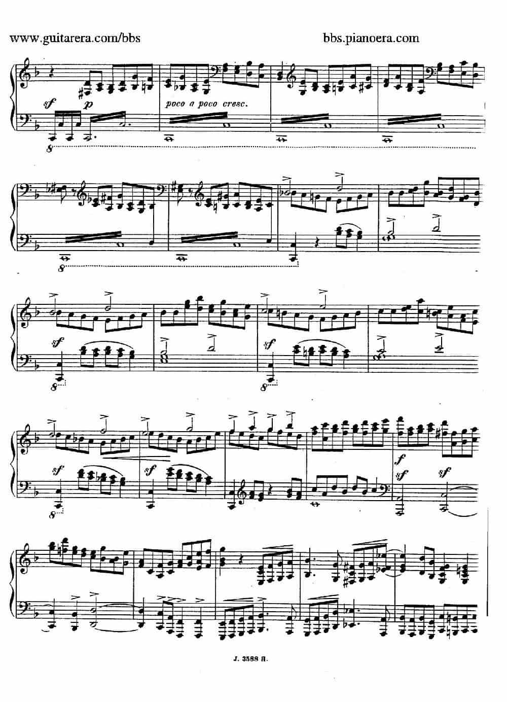 Theme with Variations and Fugue in F Major Op.14 （F大调主题变奏与赋格） 钢琴乐谱_第16张